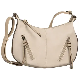 Tom Tailor »Caia« aus weich genarbtem Nubukleder-Imitat, praktisch und multifunktional, weiß