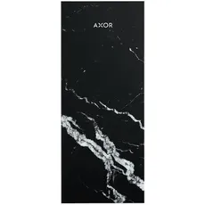 hansgrohe AXOR MyEdition Platte 150 Marmor Nero Marquina, Farbe: Polished Black Chrome