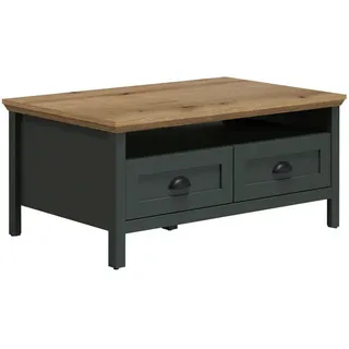 Trendteam Esstisch Stanton Grün , Holzwerkstoff , 101x101x45 cm , Wohnzimmer, Wohnzimmertische, Couchtische