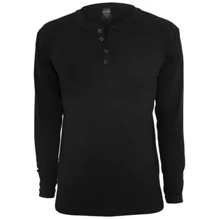 URBAN CLASSICS Basic Henley L/S Tee