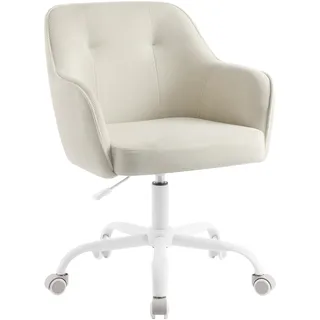 Songmics Drehstuhl Cord Sandbeige