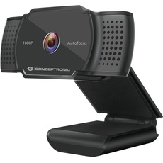 Bild Amdis 2K 1080P Full HD Autofocus Webcam mit Mikrofon schwarz