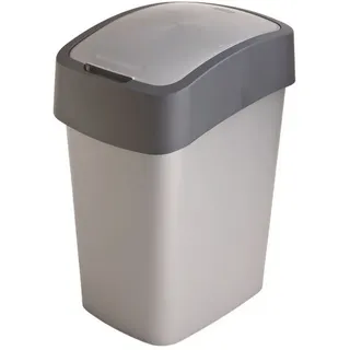 Curver Flip Bin 10 l silber/graphit