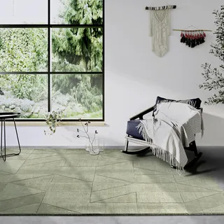 Villeroy & Boch Ursule Wollteppich 80 x 150 cm Grün