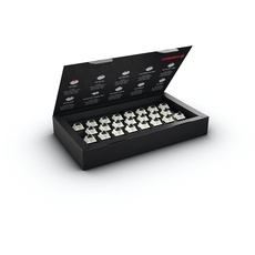 CHERRY MX BLACK CLEAR TOP Switch Kit, 23 Mechanische Tastatur-Schalter, für DIY, Hot Swap oder Gaming-Keyboard, Linearer Switch ohne Klick, Kraftvoll & Direkt