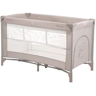 KIKKABOO Reisebett, Laufstall So Gifted 2 Ebenen Matratze, Tragetasche, Öffnung braun