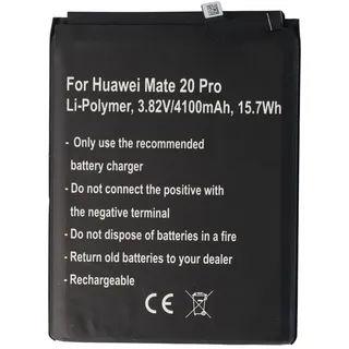 AccuCell Akku passend für Huawei Mate 20 Pro, Huawei P30 Pro Li-Polymer, 3,82V, 4100mAh, 15,7Wh, built-in, ohne Werkzeug