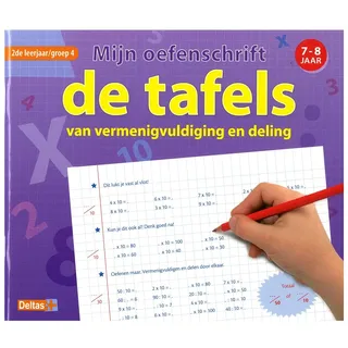 De tafels 7-8 jaar groep 4: 2de leerjaar - groep 4 (Mijn oefenschrift: van vermenigvuldigen en deling)