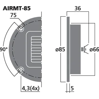 Monacor AIRMT-85