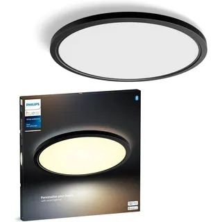 Philips Hue LED-Panel Tento White Ambiance XL Schwarz Ø 54,2 cm