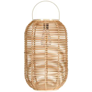 Pauleen Laterne Rattan/Metall/Kunststoff 1 x beige IP44