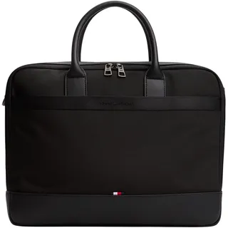 Tommy Hilfiger Herren Laptoptasche Nylon Travel mit Tragegriffen, Schwarz