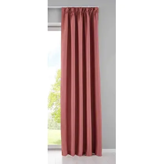Gardinenbox Vorhang Blickdicht »Newyork« verdeckte Schlaufen Altrosa HxB 245x140 cm 1er-Pack Thermo-Gardine Verdunkelungsvorhang Blackout schalldämmend ÖKOTEX Kräuselband Raffhalter, 202020610