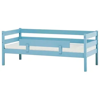 Jugendbett ECO Comfort 70 x 160 cm Kiefer massiv blau