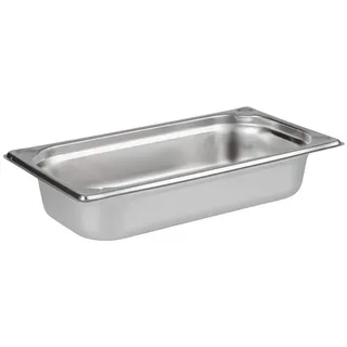 APS GN 1/3 Behälter, rostfreier Gastronormbehälter Edelstahl, Abmessungen 175 x 325 mm/Höhe 65 mm/Volumen 2,5 Liter