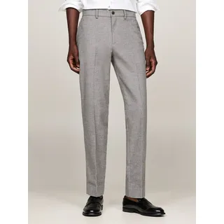 Tommy Hilfiger 5-Pocket-Hose »DC DENTON BRUSHED MARL«, meliertes Design, mit Bügelfalten, grau