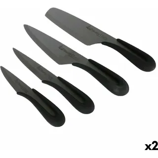 Santa Clara Keramik-Messer-Set 4 Stück Schwarz 17 cm 17 (2 Stück) - Schwarz