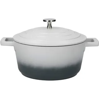 Master Class MasterClass Aluminium-Guss-Auflaufform, Grau Ombre, 20 cm/2,5 Liter, Geschenkverpackung