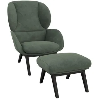 flexlux Ohrensessel Adria Polyester 78 x 100 x 96 cm Grün