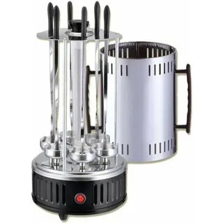 OLYMP Elektrischer Grill, Dönergrill, Schschlikgrill 1000 W, 6 Grillspieße, H 40 cm, Ø 19 cm