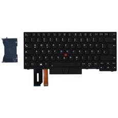 Lenovo - notebook replacement keyboard - with Trackpoint UltraNav - German - black - Portable Keyboard - Ersatz - Deutsch - Schwarz