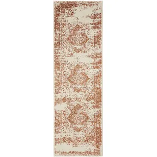 benuta Vintage-Läufer Suki 80/240 cm , Kunststoff , Vintage , Rechteckig , 80x240 cm , Oeko-Tex® Standard 100 , für Fußbodenheizung geeignet, in verschiedenen Größen erhältlich, pflegeleicht , Teppiche und Böden, Teppiche, Teppichläufer, Läufer