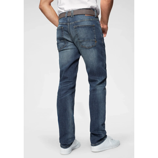 Regular-fit-Jeans CAMEL ACTIVE "HOUSTON", Herren, Gr. 40, Länge 30, blau (mid blau30), Denim/Jeans, Obermaterial: 89% Baumwolle, 8% Polyester, 3% Elasthan, regular fit lang, Jeans Regular-fit-Jeans, im klassischen 5-Pocket-Stil