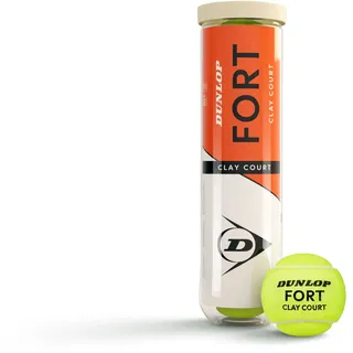 Dunlop Fort Clay Court 4er Gelb
