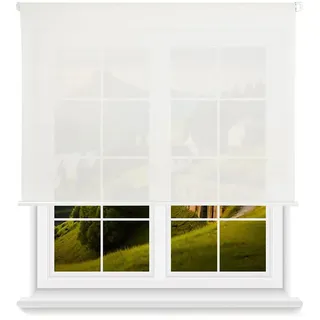 Wellhome Polyester Lichtdurchlässiger Rollo 120 X 250 Cm - Off-White - One Size