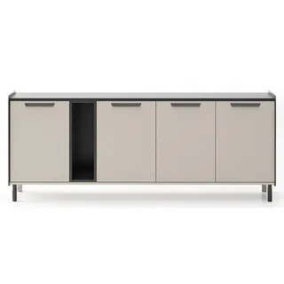JV moebel Moderne Beige Konsole Konsolentisch 50 cm x 87 cm x 201 cm Beige
