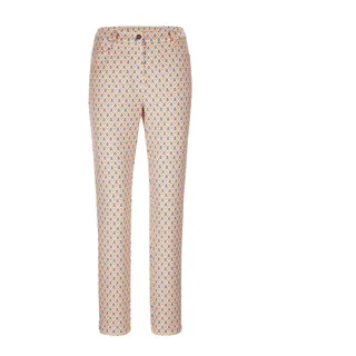 GOLDNER 2-in-1-Hose »Elegante Hose LOUISA mit Muster«, bunt