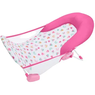 Disney Baby Minnie Maus Baby Badewannensitz von Bright Starts, Klappbarer 2-Positionen Baby Badesitz, verstellbare Stütze für Waschbecken oder Badewanne, Alter 0–6 Monate bis zu 9 kg