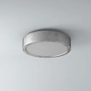 Elegante Keramik-Deckenleuchte Omega - 44 cm, Silbern