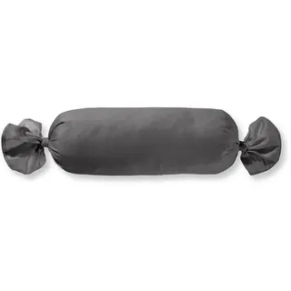 Fleuresse Polsterbezug , Anthrazit , Textil , Uni , 15x40 cm , Heimtextilien, Bezüge, Polsterbezüge