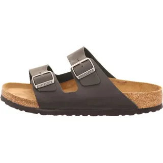Birkenstock 752481 Herren-Pantoletten in Schwarz – weite Passform - Schwarz
