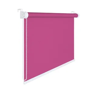 Fensterrollo 60 cm Breite 175 cm lang pink rosa Verdunklung 50 % Sichtschutzrollo inkl. Seilzug Fens - Rosa