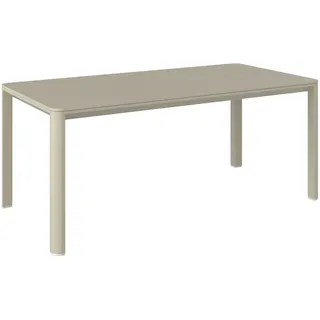 Amatio Gartentisch , Naturfarben , Metall, Keramik , rechteckig , konisch , 90x75x180 cm , Gartenmöbel, Gartentische, Gartentische