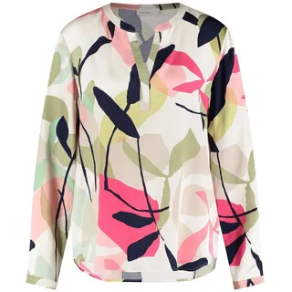 Bluse Rundhals-Ausschnitt Gerry Weber weiss