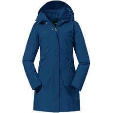 Bild Parka Sardegna L, wind- und wasserdichte Regenjacke für Frauen mit praktischen Taschen, leichte Damen Jacke für Frühling und Sommer, dress blues, 34