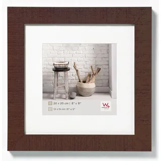 walther + design walther design Holzrahmen nussbaum 20x20 cm 2er Set