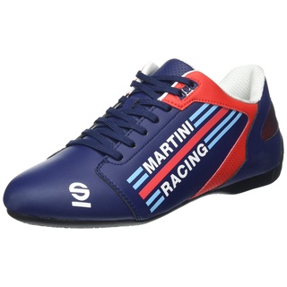 Sparco Unisex Martini Racing Laufschuh, Marineblau, 45 EU Schmal