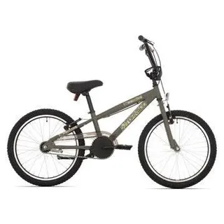 BMX-Fahrrad 20 Zoll Kaki Camouflage mit Bremsnabe und Frontbremse - Grün