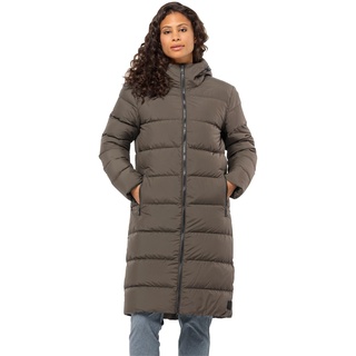 Jack Wolfskin Frozen Palace Coat W Daunenparka, Cold Coffee, S