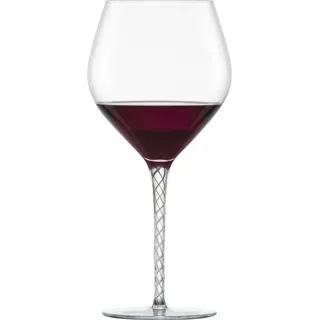 Zwiesel 4 Stück a 2 Stck. BURGUNDER SPIRIT 140 GRAFIT 121640 + Geschenk handmade - Grau
