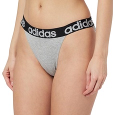 adidas Damen Thong Tangah schen, Heather Grey, XS EU