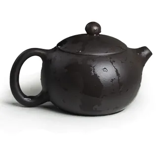 Teekanne, chinesischer Gongfu-Teeton, echter schwarzer Sand, HeiJinGang-Tee-Xishi-Töpfe (200 cc)