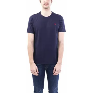 Polo Ralph Lauren Herren Slim Fit T-Shirt Tee - Shirts 710680785004, Einfarbig, Gr. X-Large, Blau (Ink A4000)