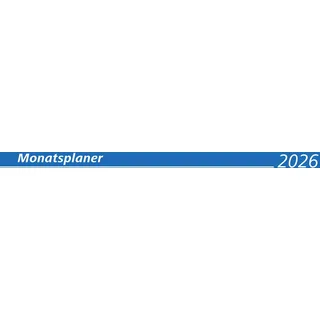 Zettler Monatsterminkalender 2026 29,7x21 1M/1S - Drahtkammbindung mit Aufhänger - 989-0015