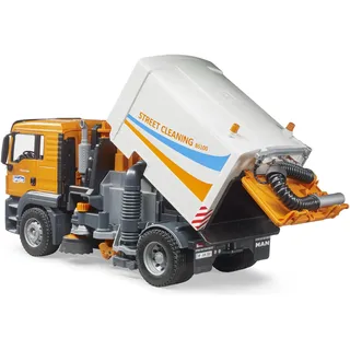 Bruder 03780 - MAN TGS LKW Straßenreinigung gelb/weiß 1:16