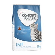 3kg Light Adult Concept for Life Hrană uscată pisici